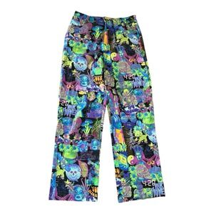 Zumiez Ruckus Print Purple Pants Size 6 from Your Highness Green Multi Graphic
